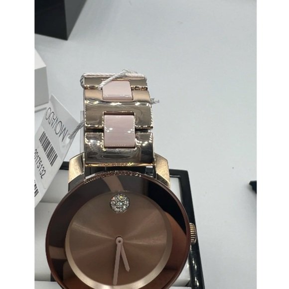 Movado Bold Quartz Pink Dial Ladies Watch - Picture 4 of 9